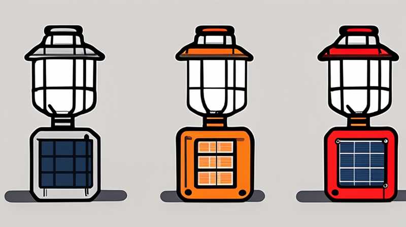 How to disassemble a solar powered lantern