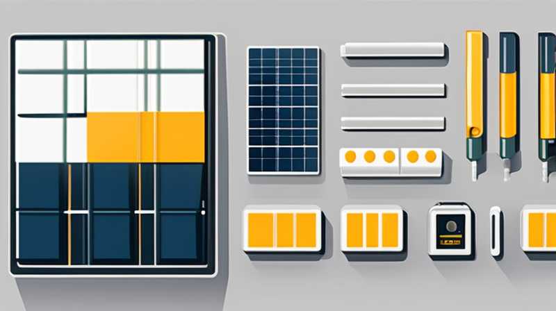 How to install household solar cells