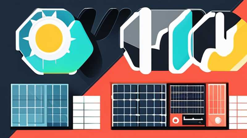 How to connect two solar panels to batteries