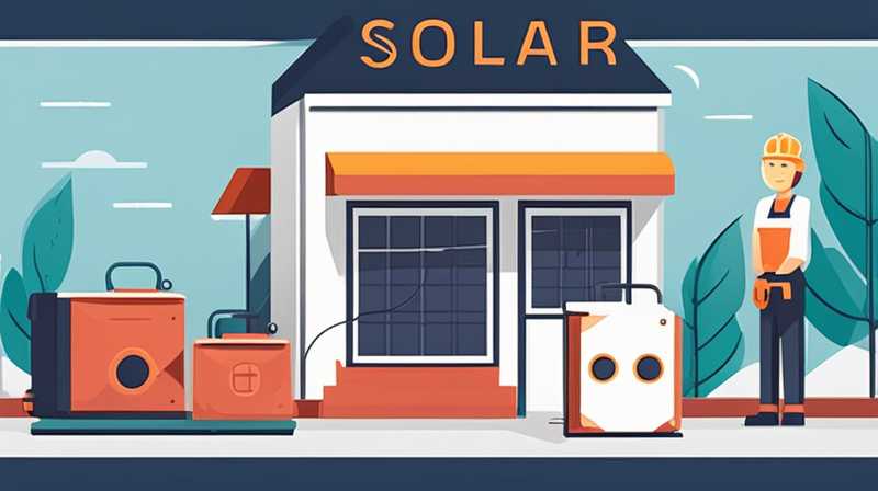 How much does it cost to repair a solar business?