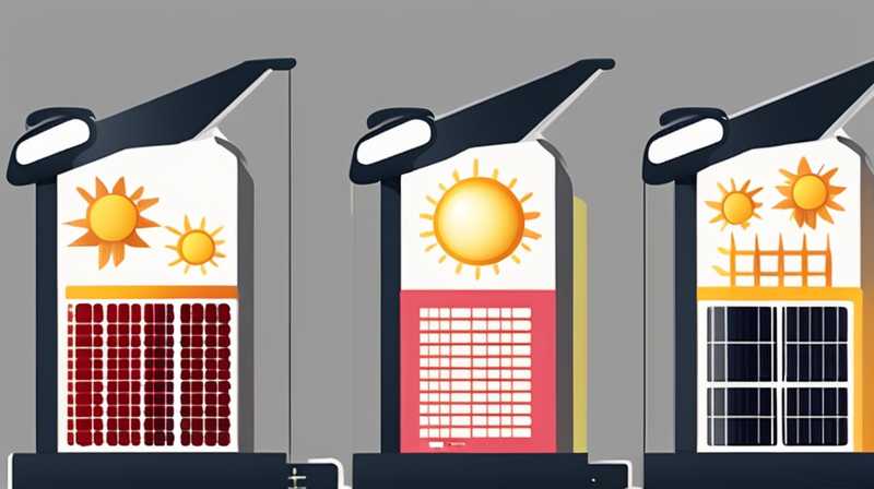 How to change ordinary LED street lights to solar panels