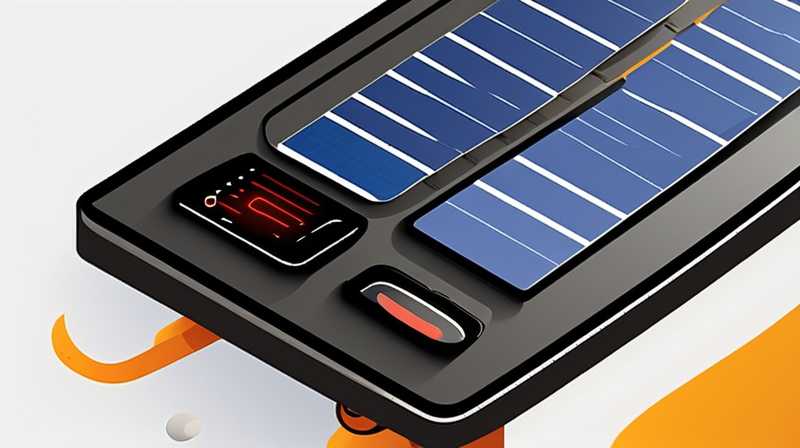 How to use the solar charging panel