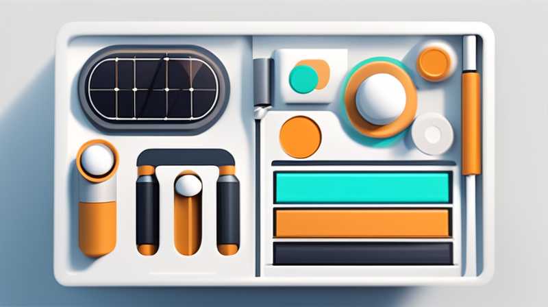 What materials are used to disassemble solar tubes?