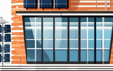 How to install split solar energy in high-rise buildings