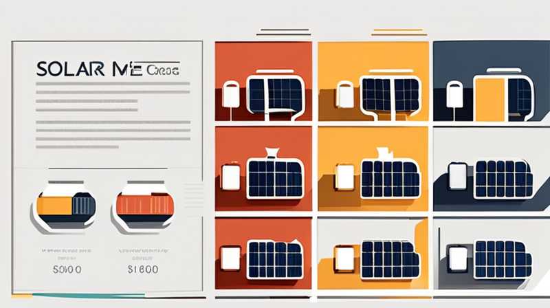 How many watts of solar energy are needed for a courtyard of more than 100 square meters?