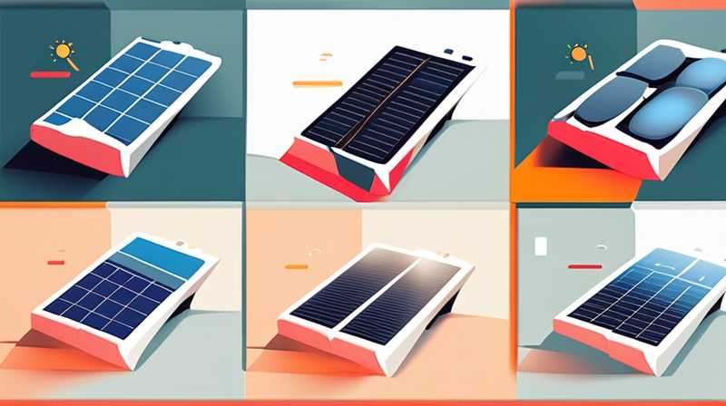 What is the no-load voltage of the solar panel?