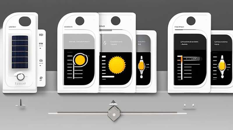 Where does a solar thermometer measure