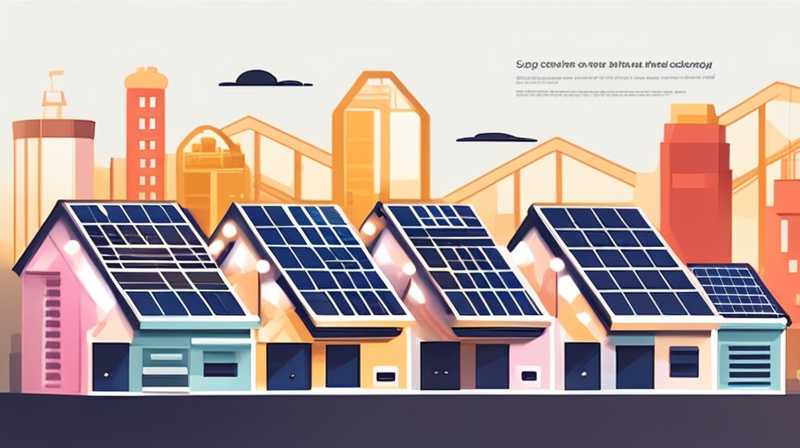 Which city has the solar panels?