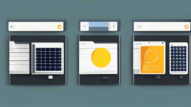 How to check the medium of wall mounted solar panel