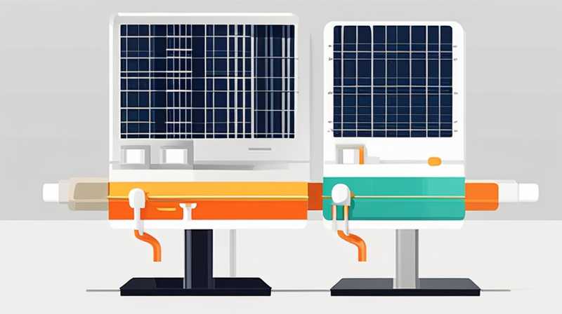 How to adjust the solar double tube