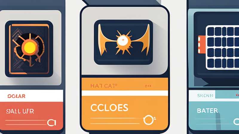 What does solar generator bat mean