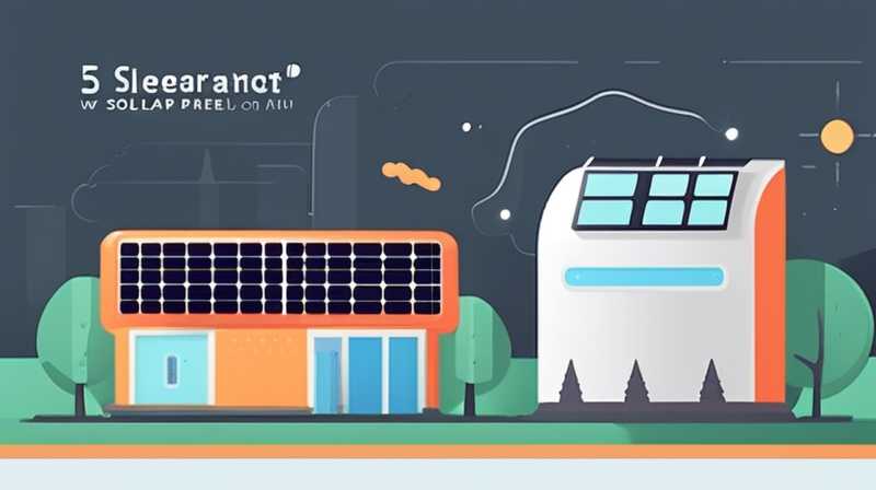 How much electricity does a 1w solar panel generate?