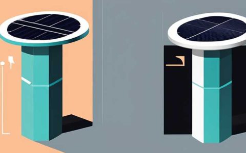 How many V does the solar column cap output?