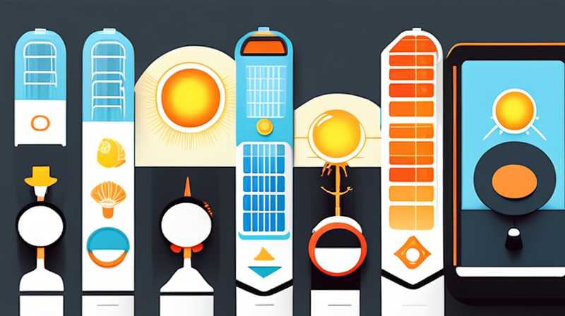 How many watts does the solar light adjust the voltage?