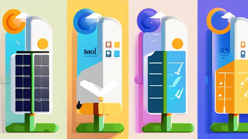 What kind of battery is in a solar street light?