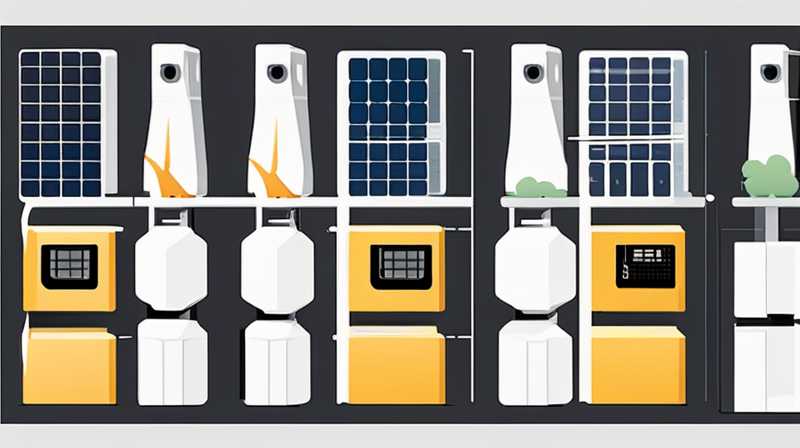 How many columns does a 1mw solar panel have?