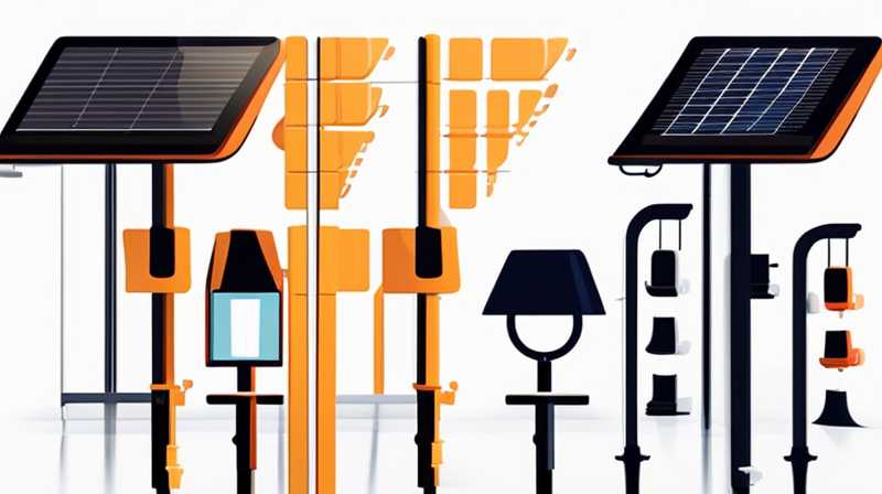 How to disassemble the solar light pole