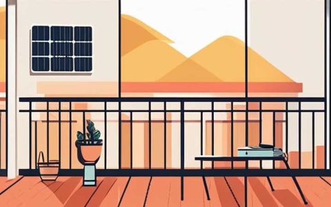 How to change the solar energy on the balcony