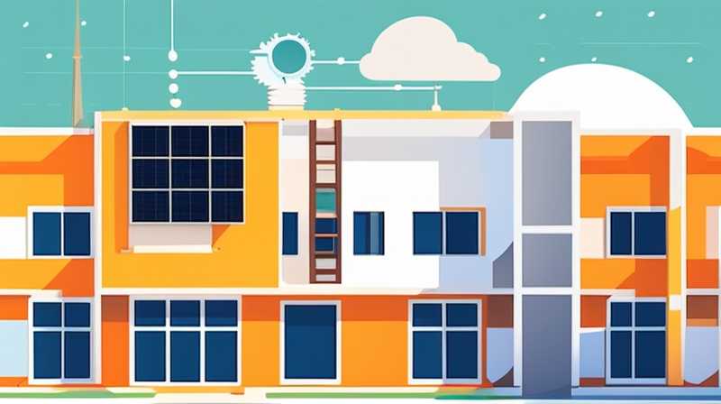 How to install solar panels on the second floor