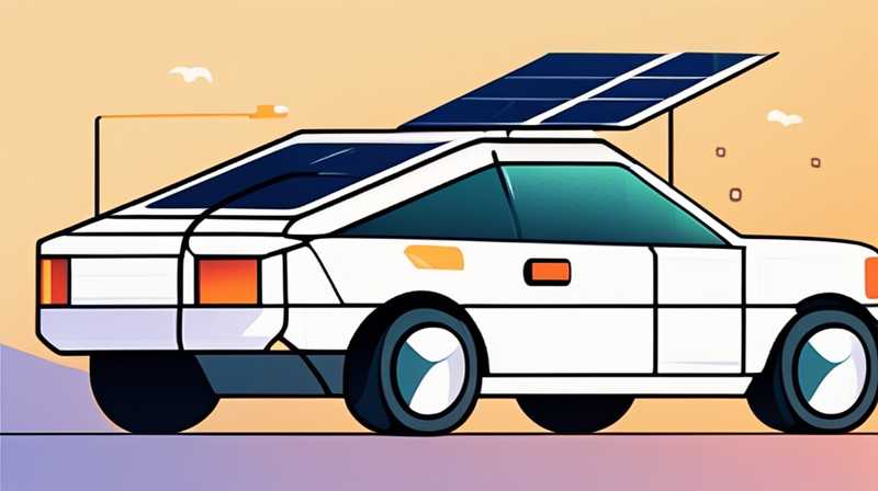 How to fix the car solar panel