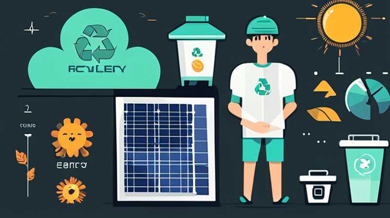 How much does it cost to recycle solar energy?