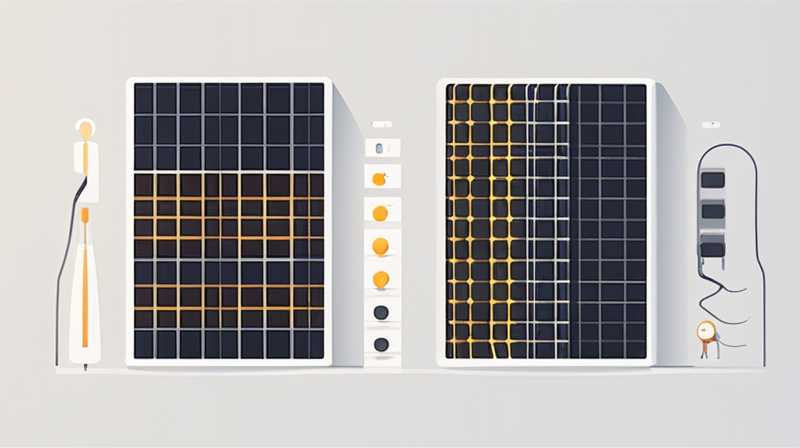 How are solar panels composed?