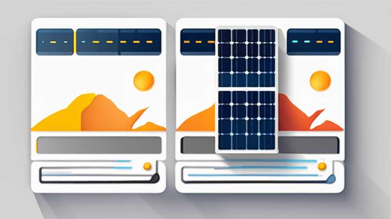 What is the W of a solar panel?