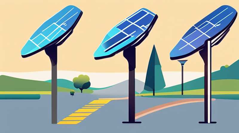 Where are solar street lights practical?