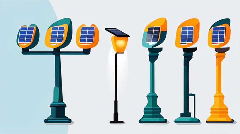 What is the price of a set of solar street lights?