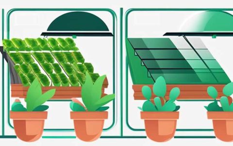 How many watts of solar lights are used in greenhouses