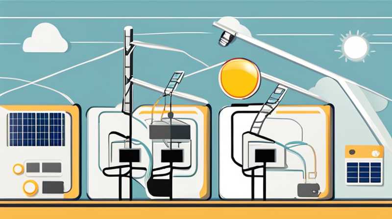 How to install solar panels on wire ropes