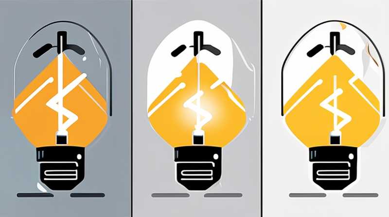 How many volts does a solar lighting bulb