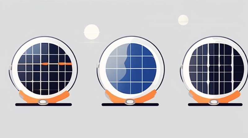 How to disassemble a spherical solar light