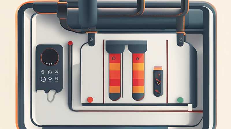 ¿Cuál es el uso de la caja de control de la pila de almacenamiento de energía?