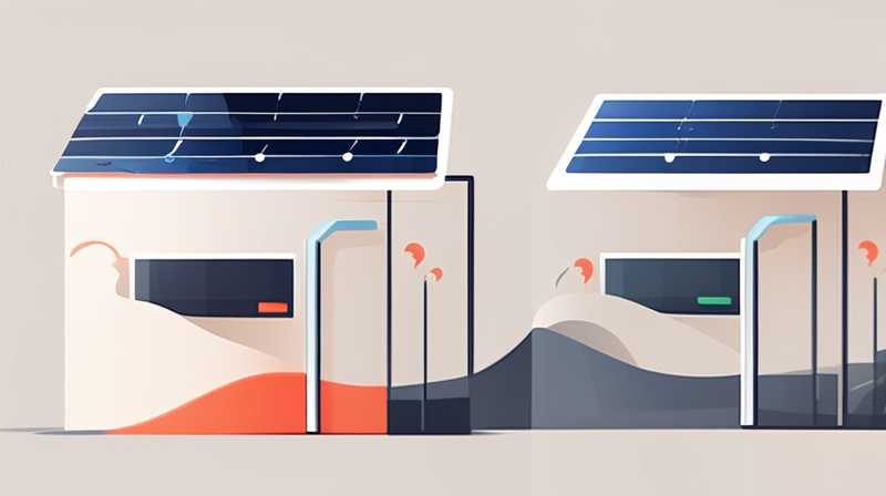 Why is there smoke coming out of both sides of the solar panel?