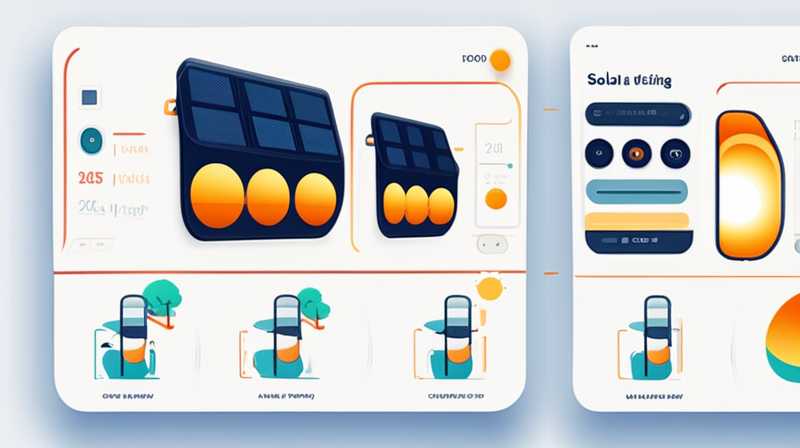 How to install solar light monitoring