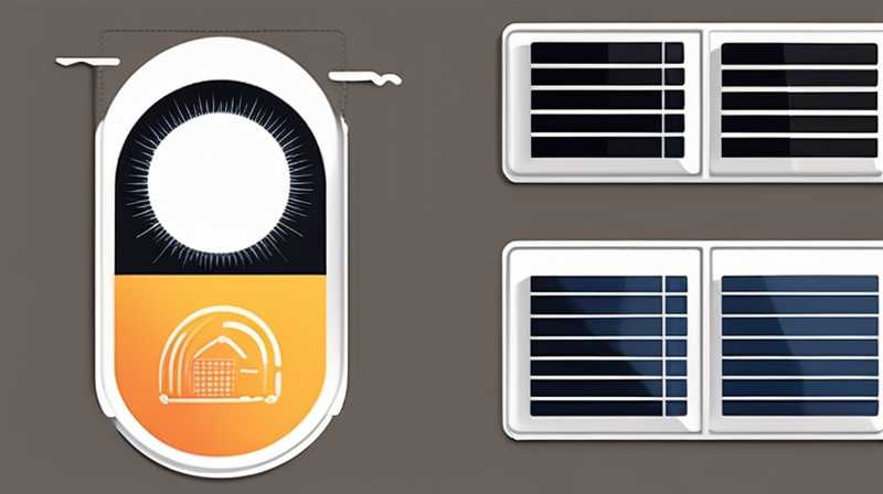 How to set up solar display panel