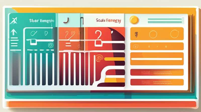 How to write a solar energy application form