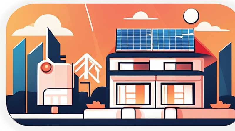 What is the reason for the solar energy to ring at noon?