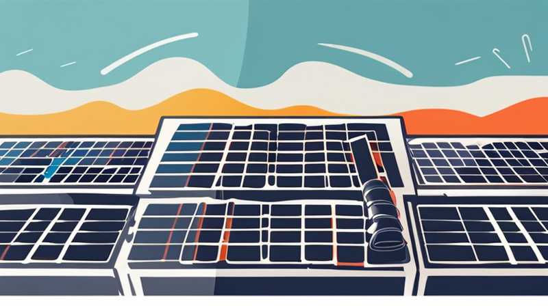 How to repair the rooftop solar panels