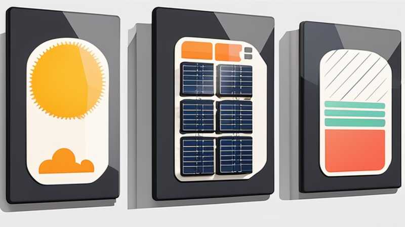 Which side of the wall mounted solar panel faces the sun?