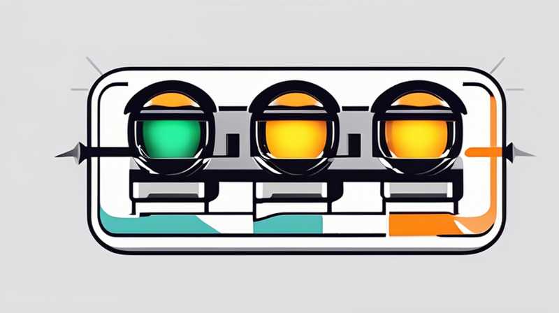 How to charge the solar anti-rear-collision light