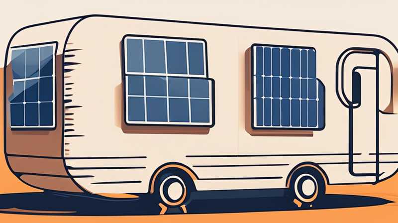 How to install solar panels on hardboard RV