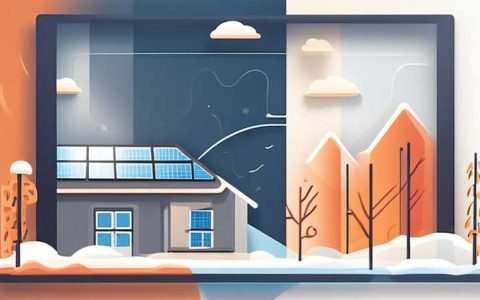 How much solar energy can reach in winter