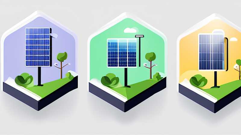 What does solar lighting facilities include?