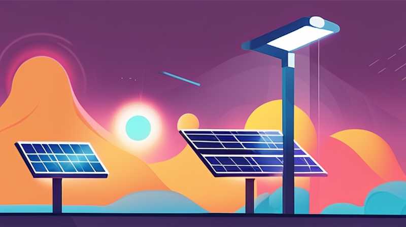 How to activate solar street lights