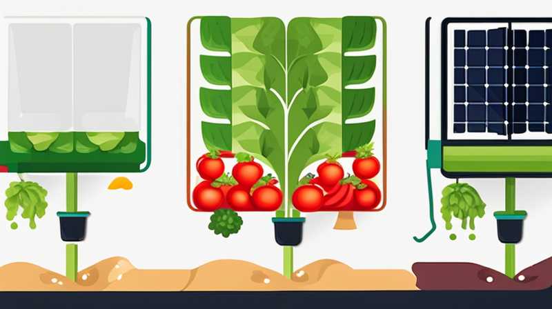 Can I water vegetables with solar energy? How to water them best?