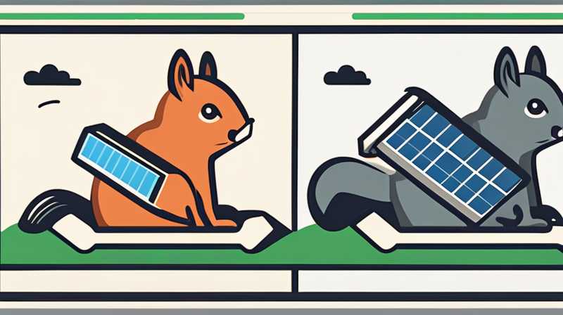 What to do if a squirrel bites a solar pipeline