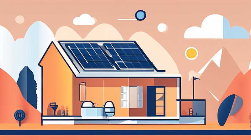 How to adjust the temperature of solar energy at home