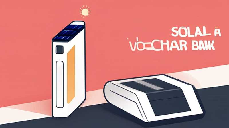 How to solar charge a small power bank video